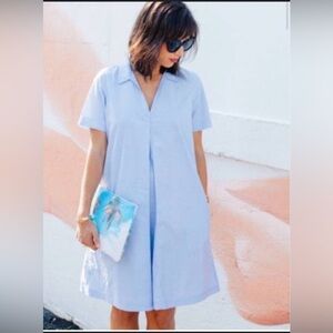 Madewell Popover Dress w/ pockets
Light blue
XS